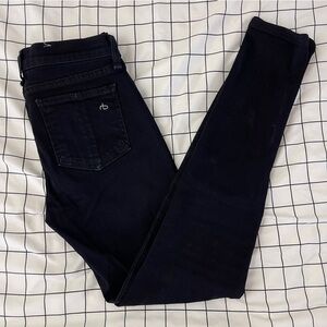 rag & bone Black High Rise Skinny Jeans Size 24